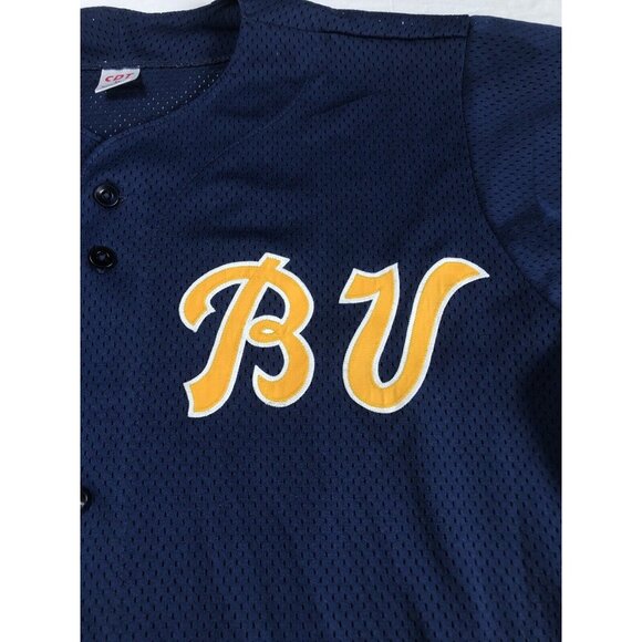 CDT Johnny Mac's Jersey Button Baseball BV logo Embroidered #18 Navy Blue sz XL - Picture 3 of 8